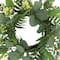 12" Mini Eucalyptus & Sedum Wreath by Ashland®